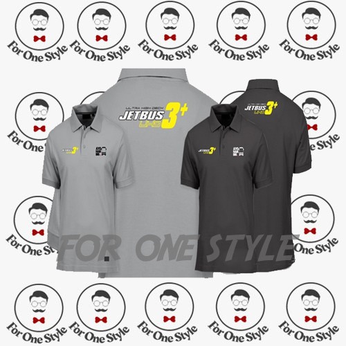 POLO JETBUS 3+ AYO NAIK BUS KAOS KERAH PRIA KEREN