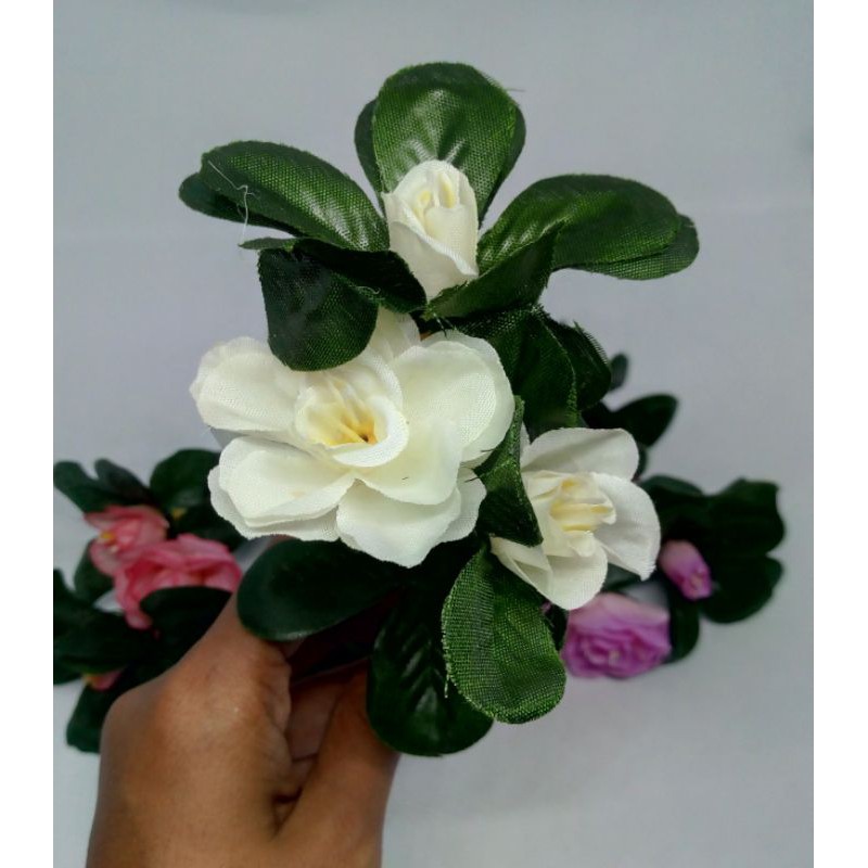 Bunga Hias Seserahan Hantaran Bunga Artificial 3 Kuntum-5