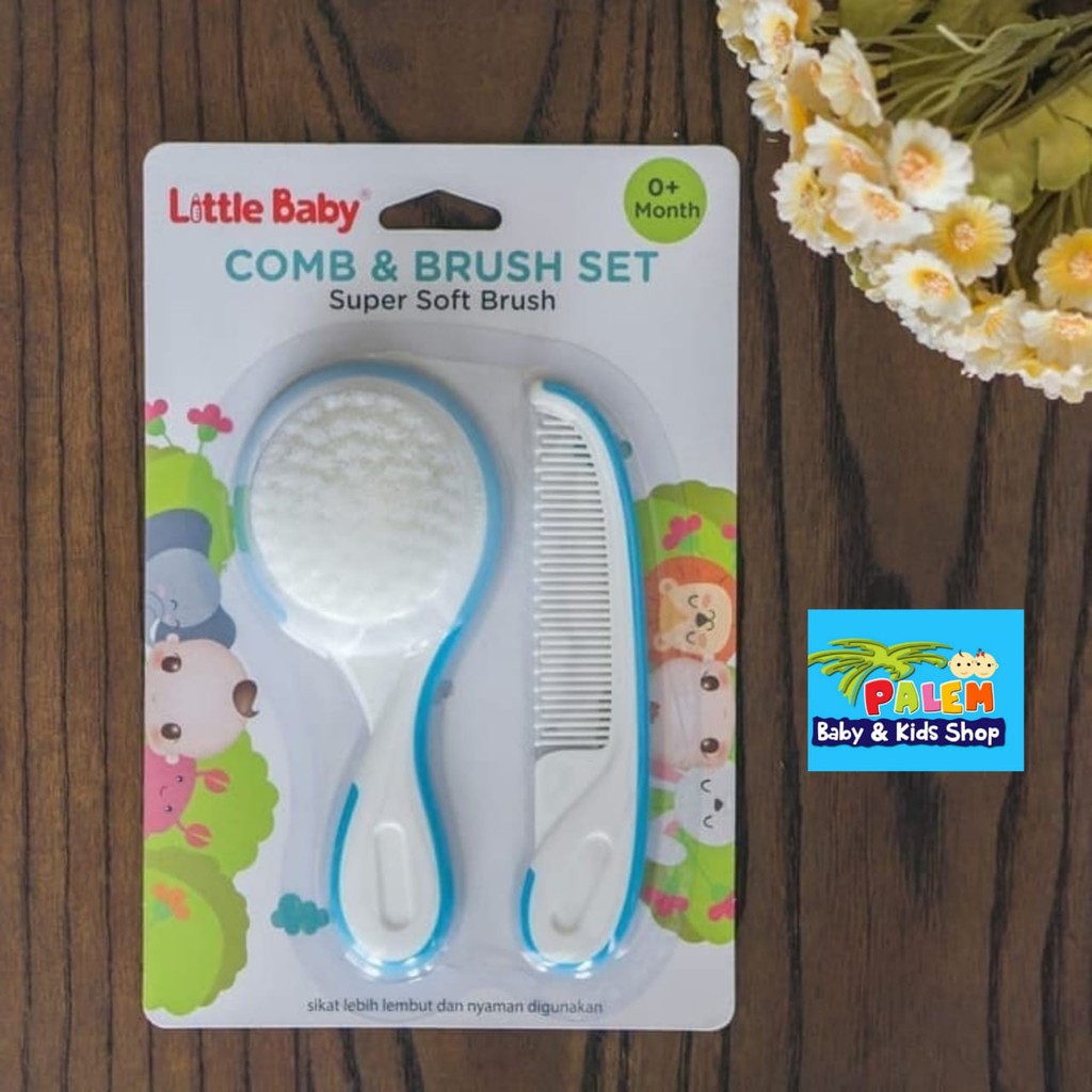 LITTLE BABY Sisir Rambut Dan Sikat Rambut Extra Soft 0716