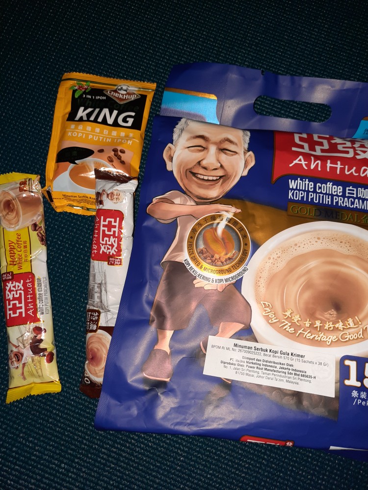 PROMO kopi coffee hitam black putih white gold medal Ah