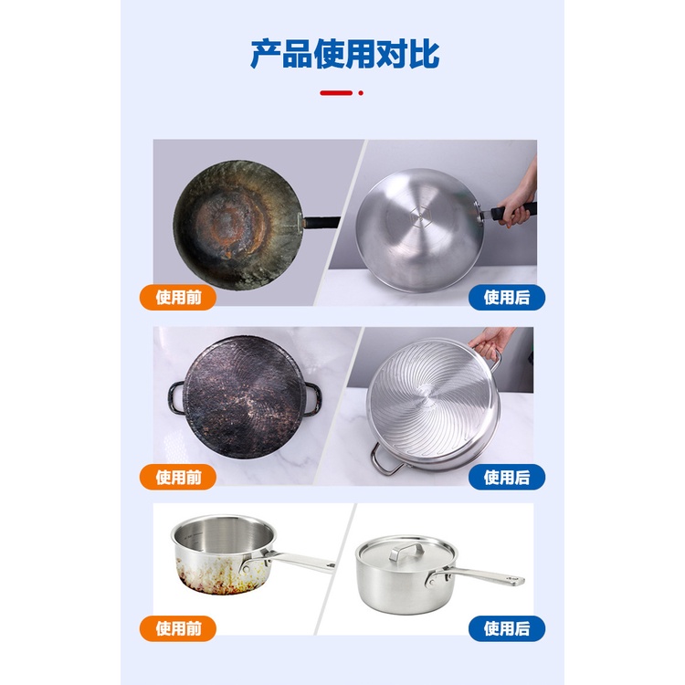 Korean Cleaner Beauty Cookware Pembersih Stainless Steel Panci Teflon Noda Gosong Kran Wastafel Velg Sabun Cuci Piring Kinclong Pembersih Kerak Wajan