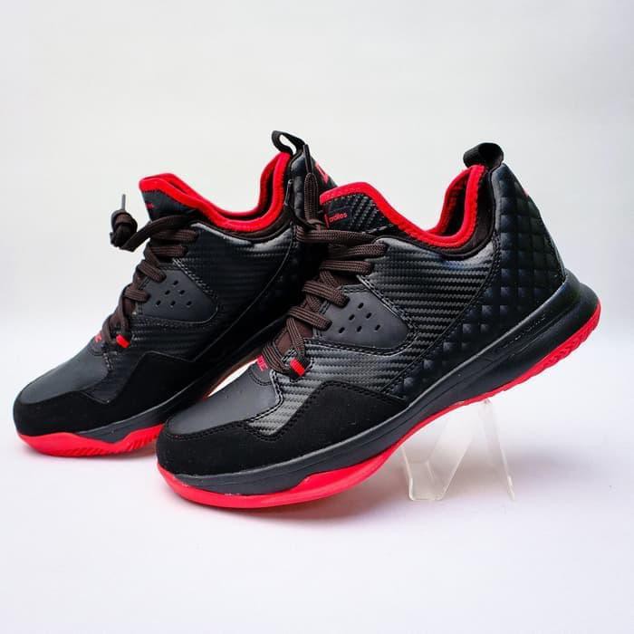 DBL ARDILES PRIDE 2 / PRIDE2 SEPATU OLAHRAGA BASKET ORIGINAL 100% - HITAM MERAH, 40 KODE 1094