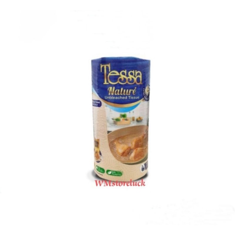 Tessa tissue dapur 1 roll unbleached/ Tisu minyak coklat tesa 1 rol