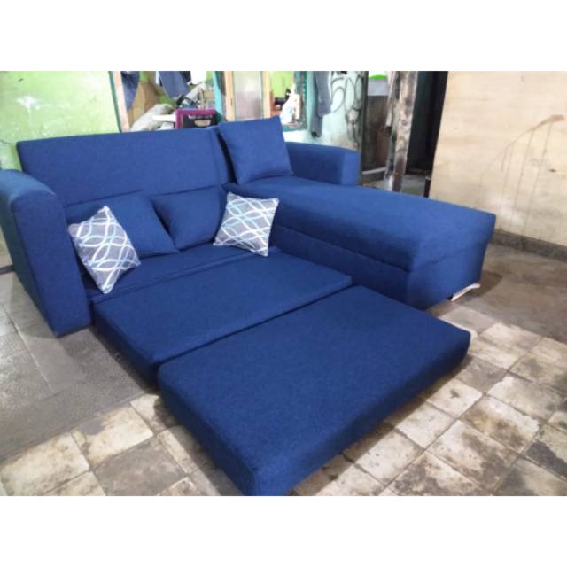 Sofabed / Sofa L Bed Custom Shopee Indonesia