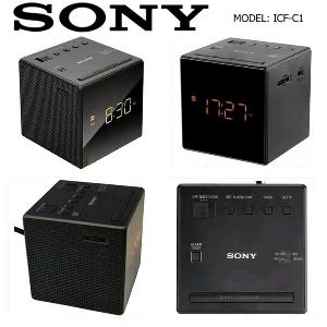 Promo jam digital alarm sony icf c1 radio fm am clock alarm Diskon