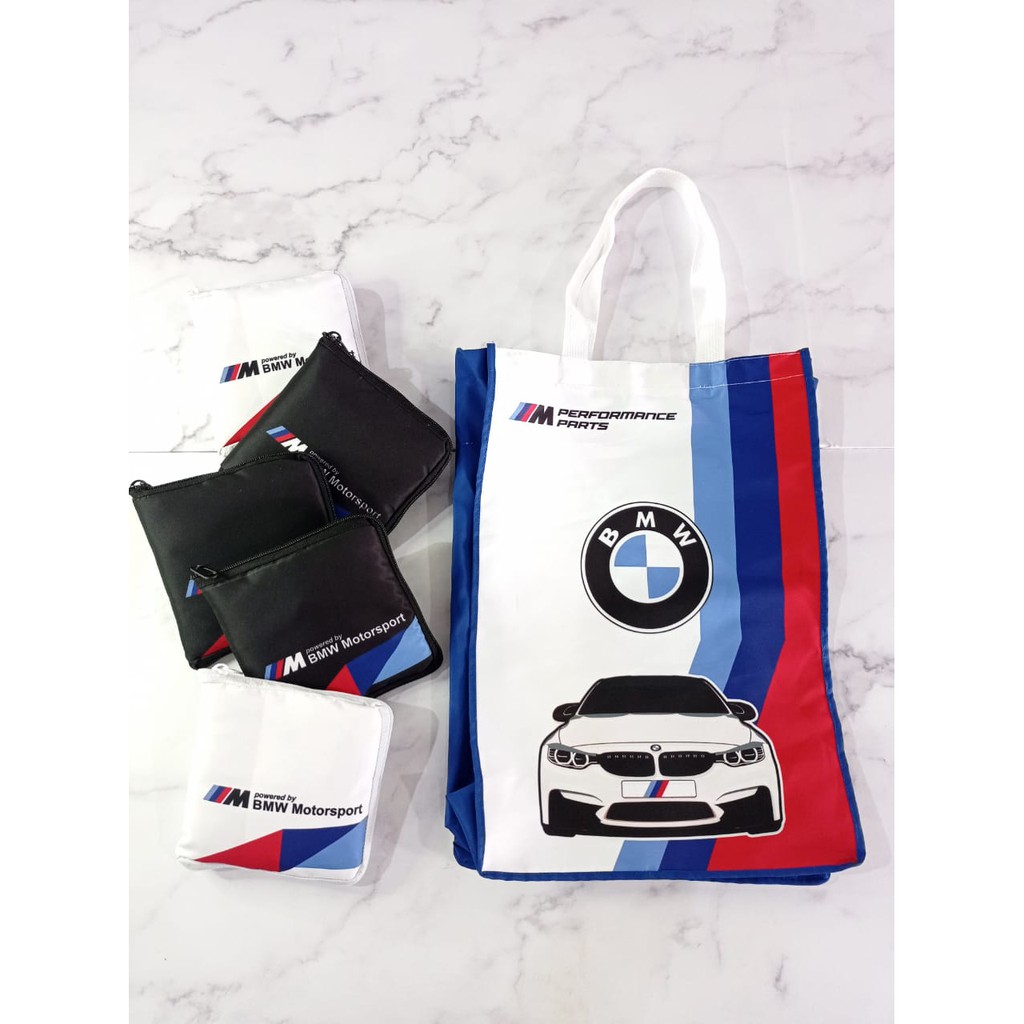 Tas Lipat Custom Design BMW Motorsport Full Design Printing Surabaya
