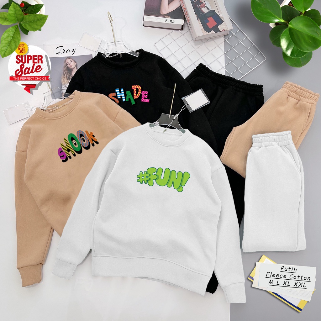 🅳🅵 Sweater Fun Korean Style | Sweter Pria &amp; Wanita | Dhea Fashion