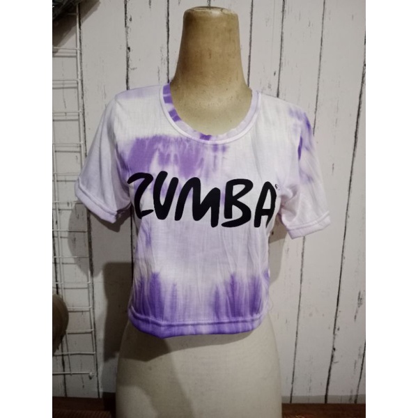 N2-KAOS KROPTOP ZUMBA N AEROBIC TIE DYE