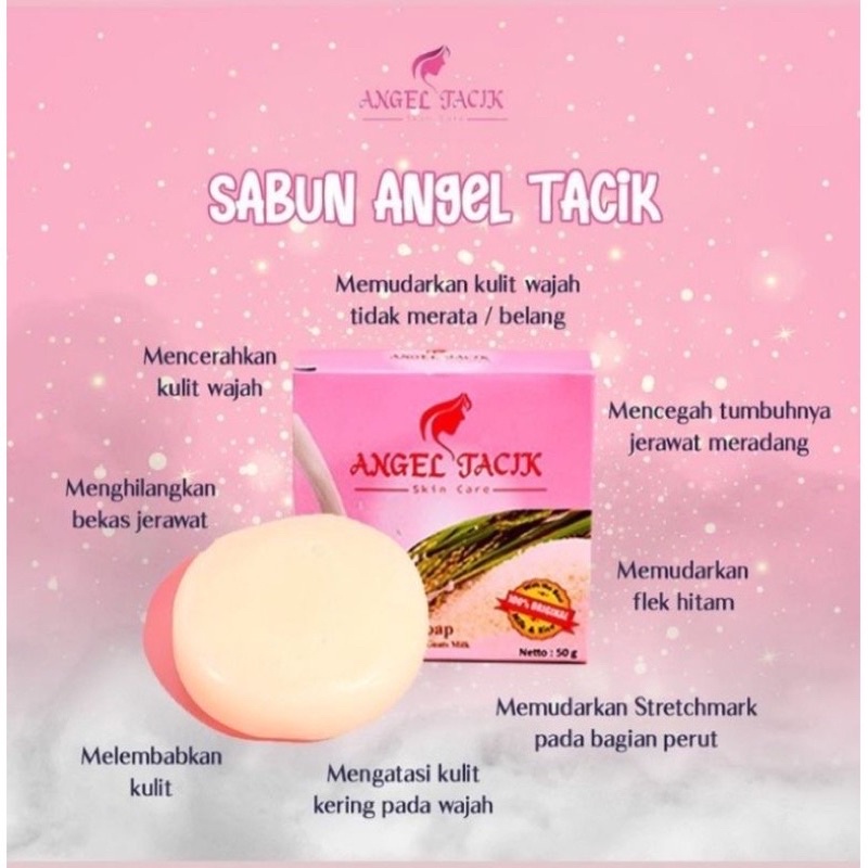 [READY] SABUN ANGEL TACIK ORIGINAL BPOM PEMUTIH BADAN