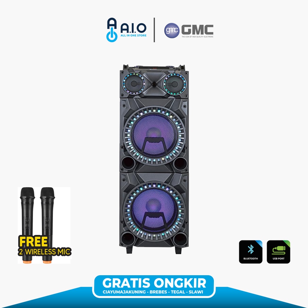 GMC SPEAKER BLUETOOTH 899C + MIC | TERMURAH + GRATIS ONGKOS KIRIM*