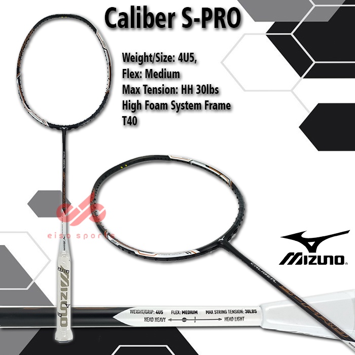 Raket Badminton Mizuno Caliber S Pro Bulutangkis