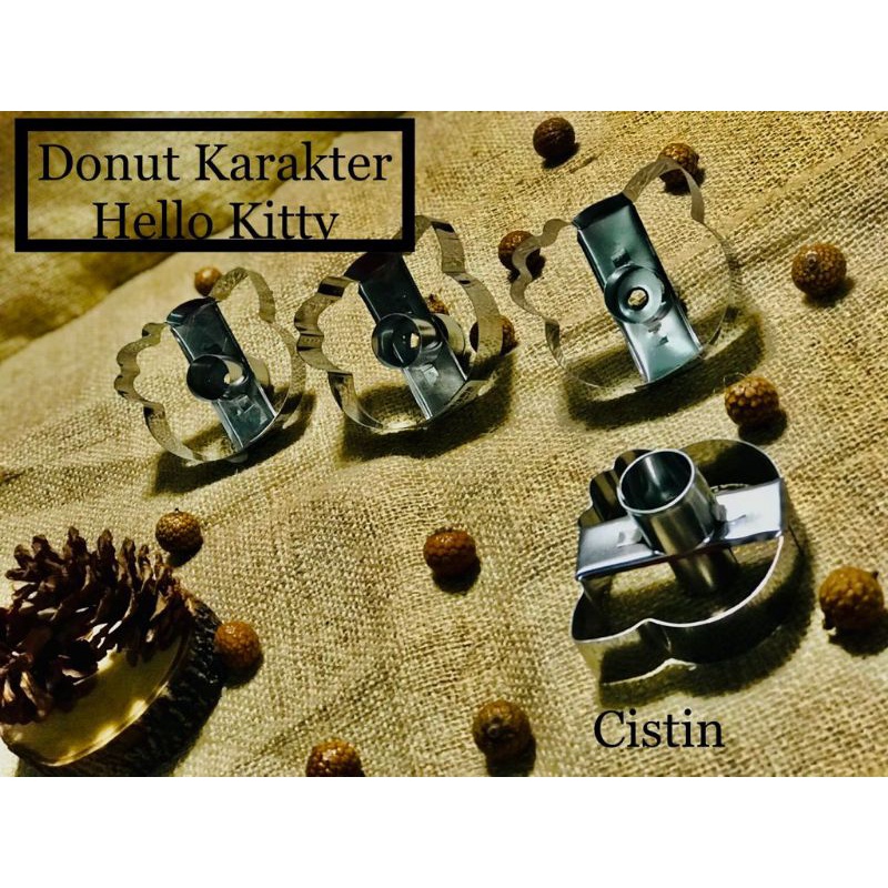 Cetakan Donut Karakter Hello Kitty