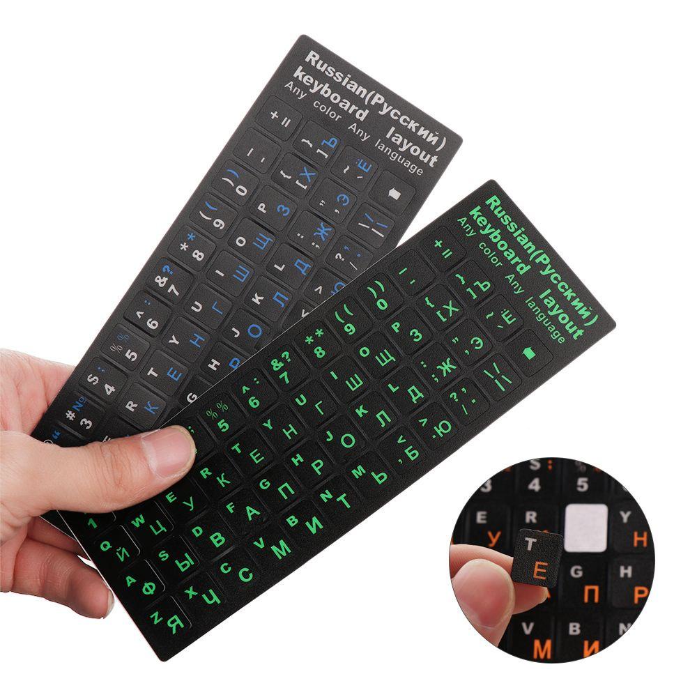 Stiker Keyboard Nanas Stiker Cover Buram PVC Laptop Berkualitas Tinggi