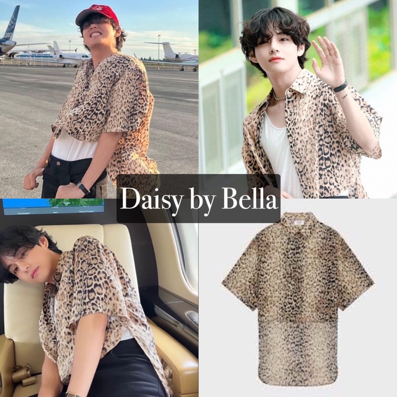 KEMEJA LEOPARD / KEMEJA TAEHYUNG / KEMEJA MAUNG TAEHYUNG KPOP