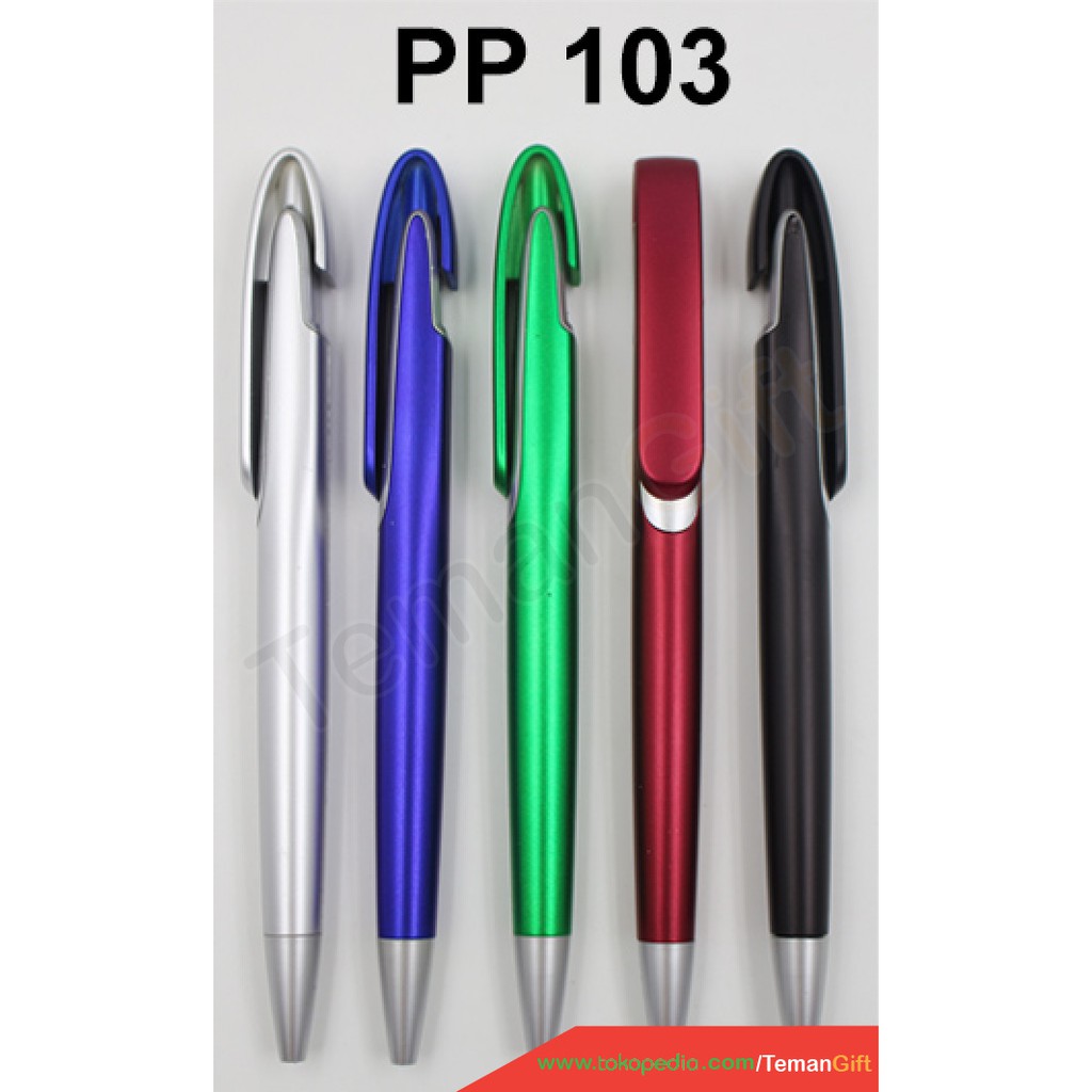 

Souvenir Pulpen Plastik PP 103 - Dapat Custom Logo