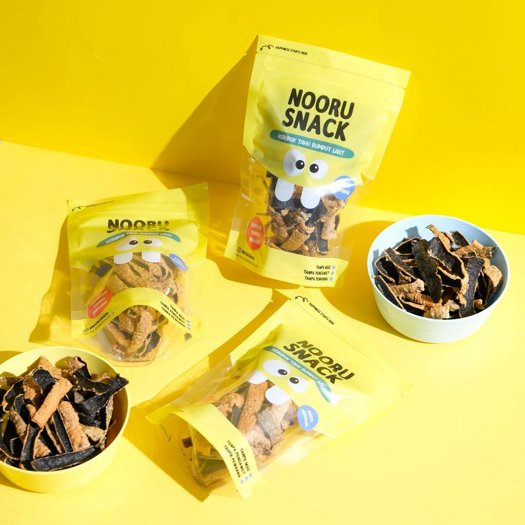 

NOORU Kerupuk Tahu Rumput Laut Original - Digoreng Tanpa Minyak