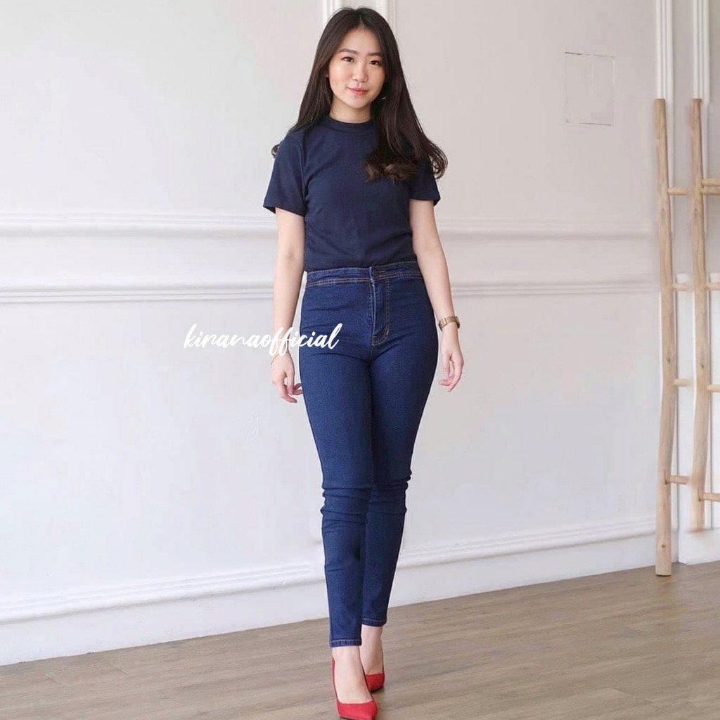 KIRANAOFFICIAL - ( COD ) Celana jeans high waist ( C06 )