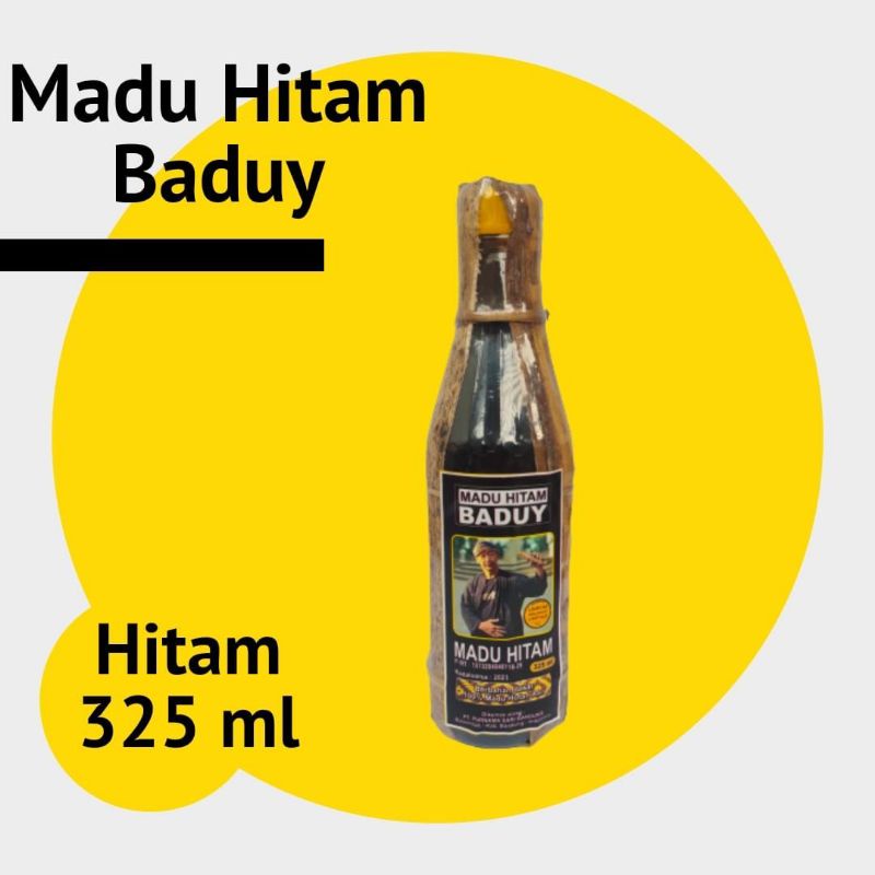 

madu hitam baduy 325ml madu baduy asli murni murah berkualitas