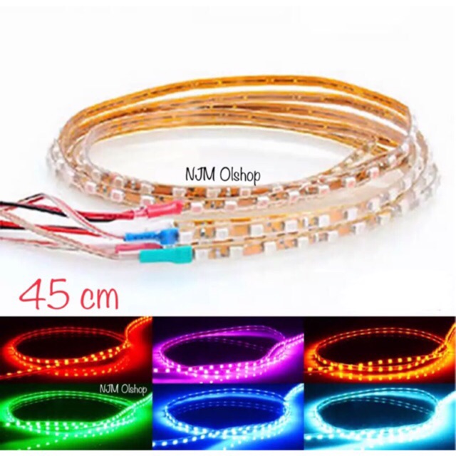 Lampu LED Strips Fleksibel / Cacing 45 cm serba guna