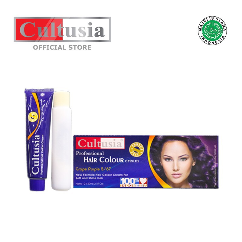 Cultusia Hair Color Grape Purple 5 67 60 ML