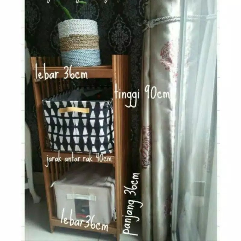Rak serbaguna simple - perabotan rumah tangga aesthetic