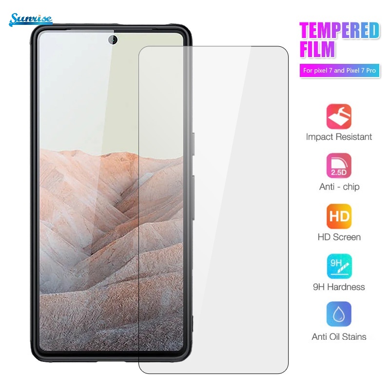 Pelindung Layar Tempered Glass Anti Gores Resolusi Tinggi Untuk Google Pixel 7 / 7 Pro