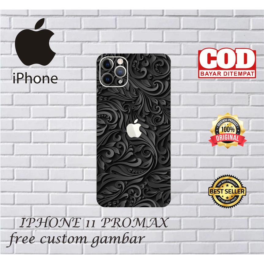 GARSKIN/STICKER HANDPHONE IPHONE 11 PRO MAX CUSTOM