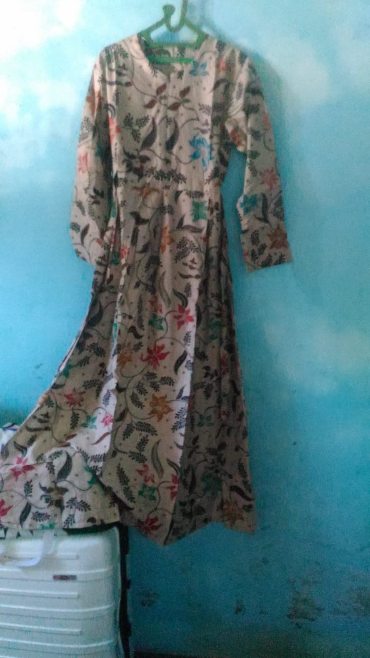 Gamis Batik Manggar, Padi,sekar,cantik,kubis,kipas,daun,kupu,nadine,gendis,kawung,termurah