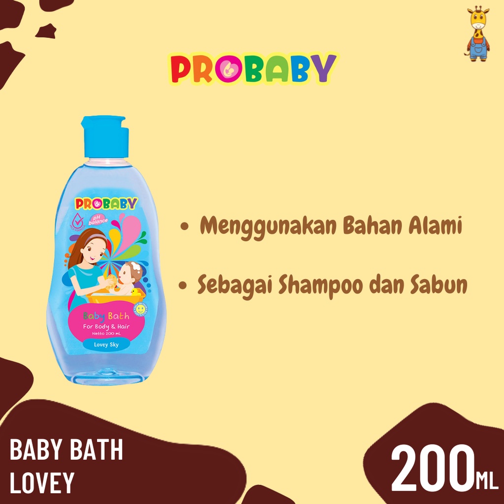 Probaby Bath Lovely Sky 200ml - Sabun Mandi Bayi