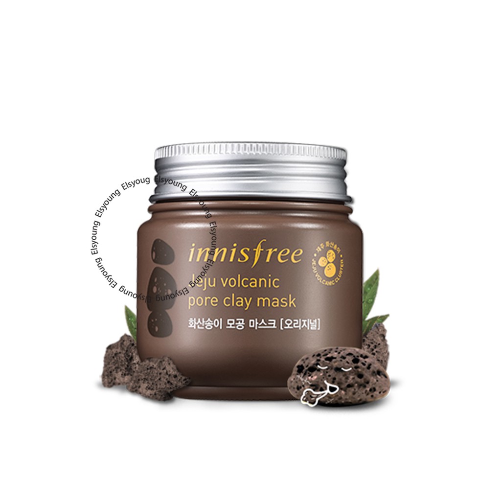 INNISFREE Jeju Volcanic Pore Clay Mask | Shopee Indonesia