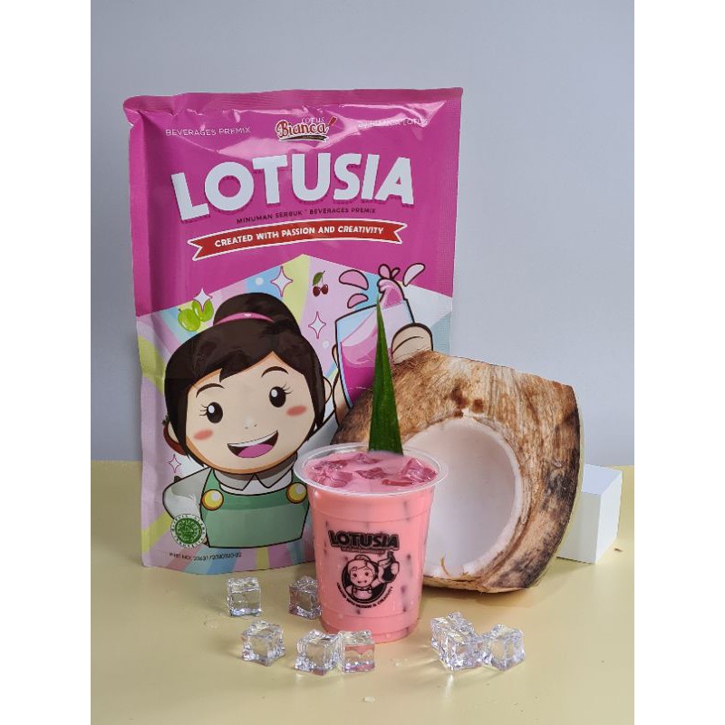 1 kg Lotusia KopyorGer Drink Premix (minuman serbuk rasa kopyor)