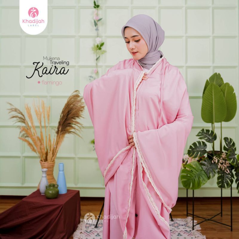 

KhadijahLabel - Mukenah travel Kaira 2in1 standar Flamingo
