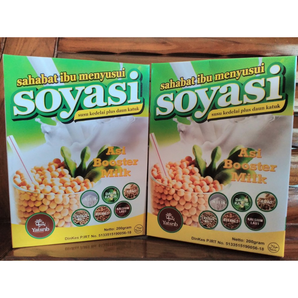 

Soyasi Susu Kedelai Plus Daun Katuk Asi Booster Milk