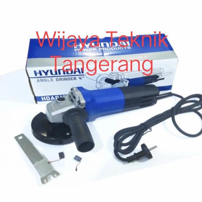 mesin gerinda tangan 4 inch hyundai wtwi74 Ayo Beli