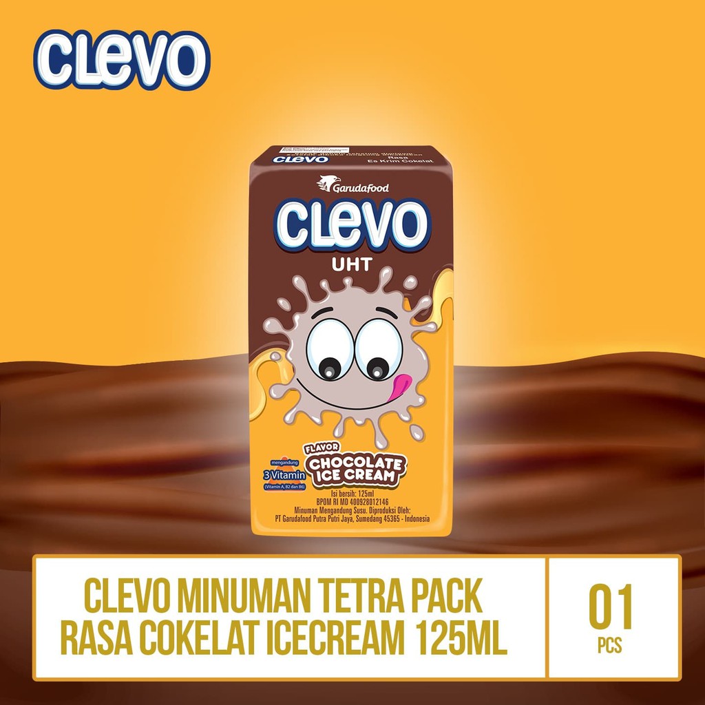 

PROMO CLEVO UHT RS ICE CREAM CKLT - 125ML (SUC05) TERMURAH