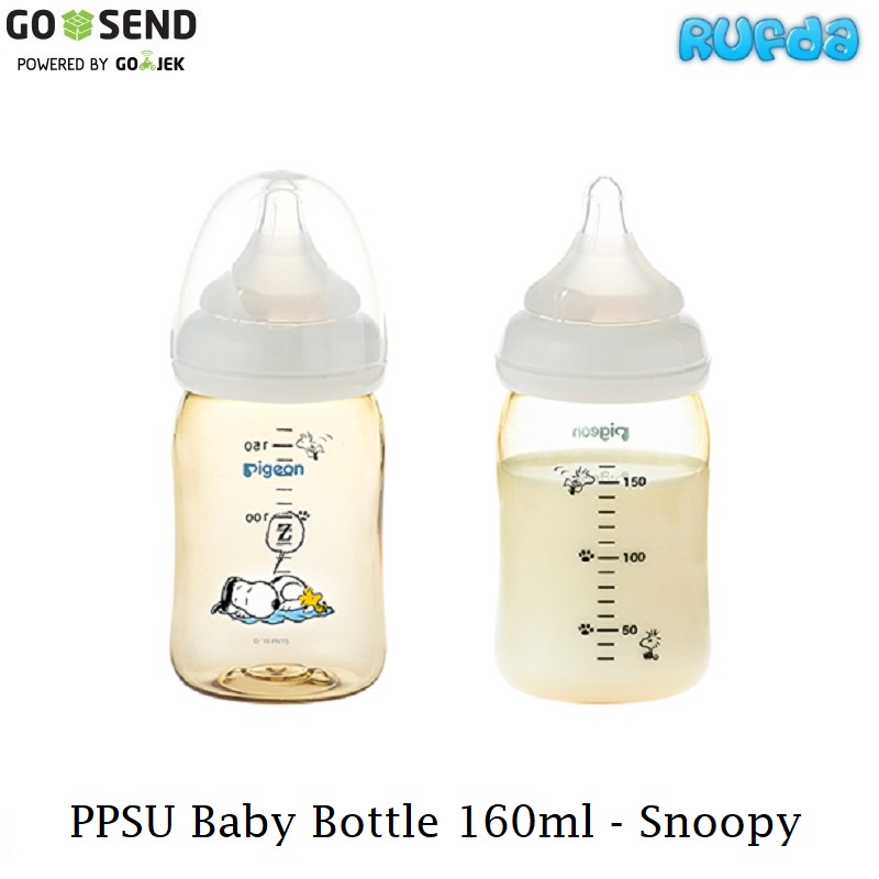 PPSU 160ml Snoopy SofTouch Bottle Botol Susu