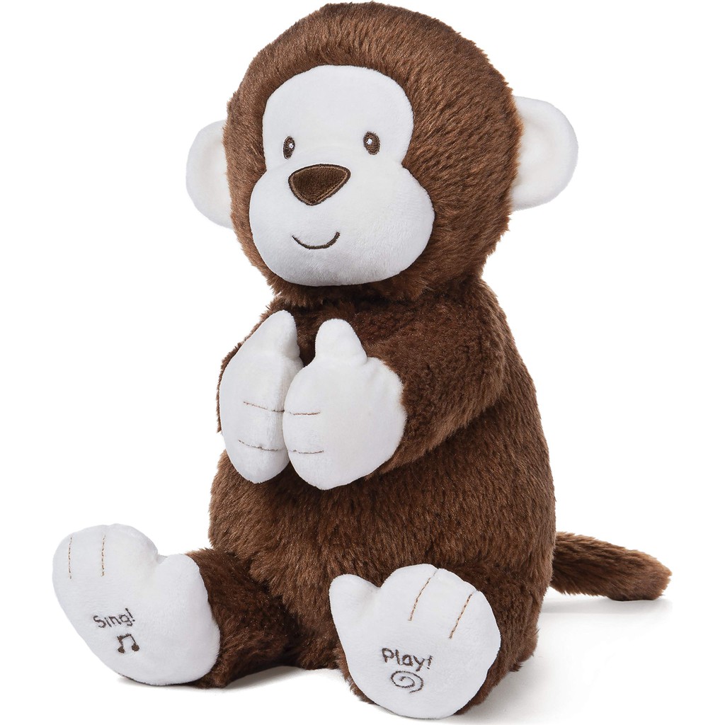 GUND Animated Clappy Monkey Singing 