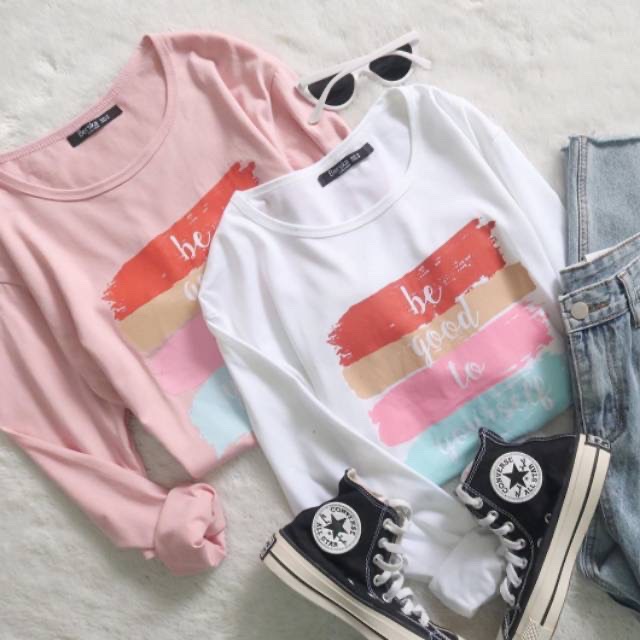 Tumbrl Tee LongSleeve Be Good (LD 90, P 60)