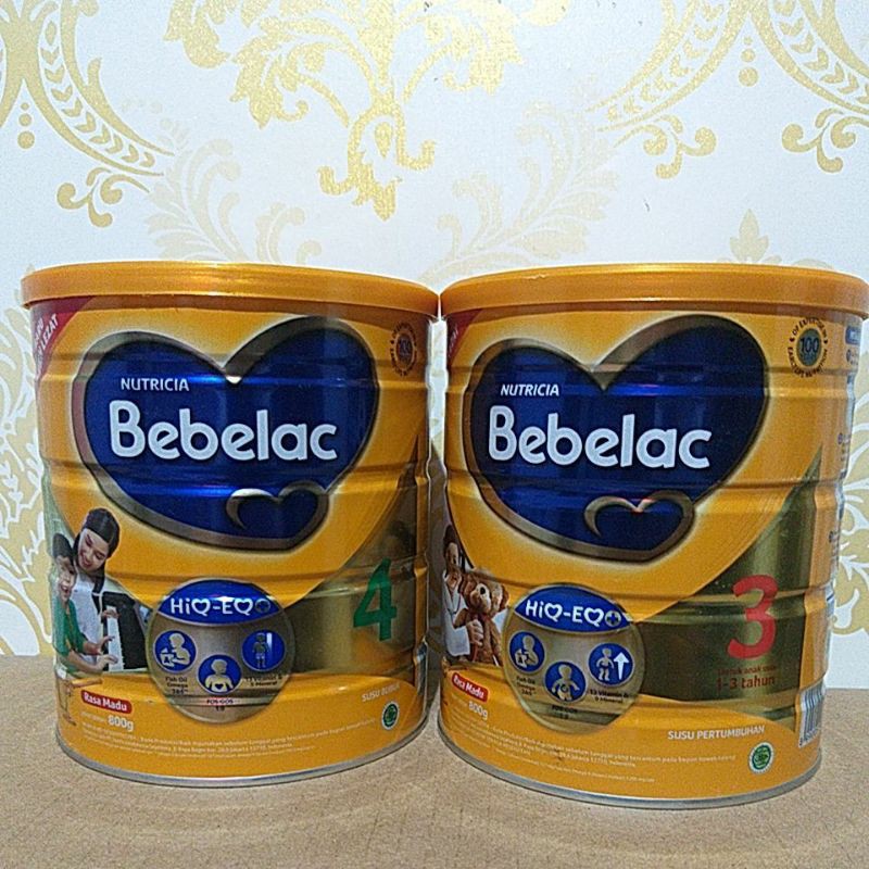 BEBELAC 3 DAN 4 KEMASAN 800GRAM VANILA/MADU