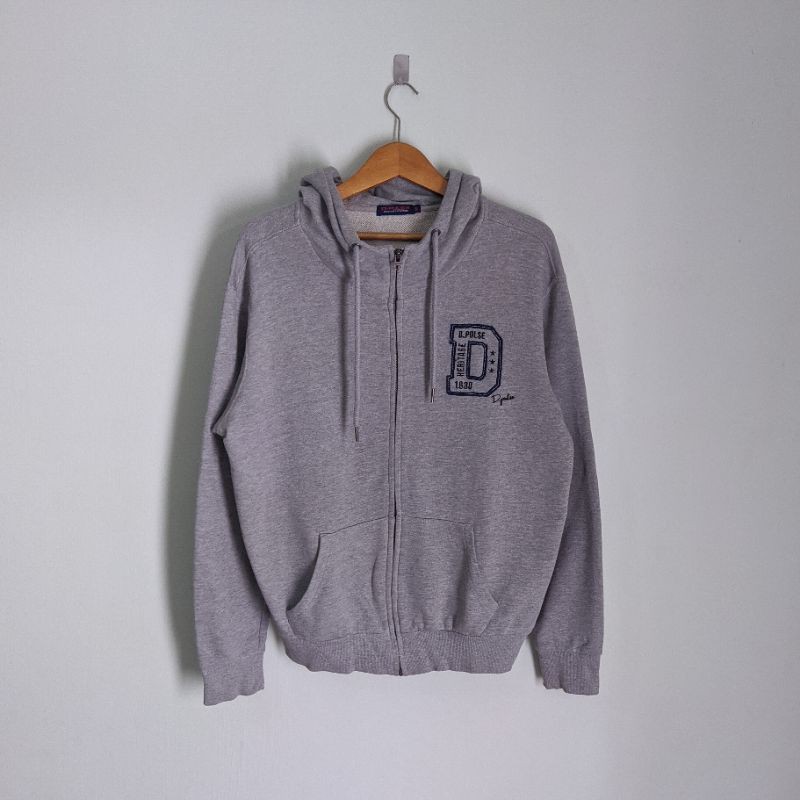 Zip Hoodie D Pulse Grey Size L