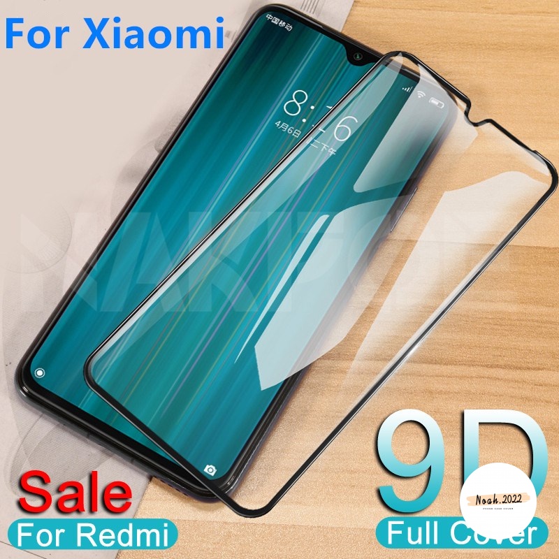 Pelindung Layar Tempered Glass 9D Untuk Xiaomi Redmi 10 10A 10C Mi POCO X3 NFC Pro POCO M4 M3 Redmi 9T 9A 9C 8 8A Note 10 10 Pro POCO X3 NFC Pro POCO M4 M3 Redmi 9s 9s 8 11 Pro 9s 8s 9s 9