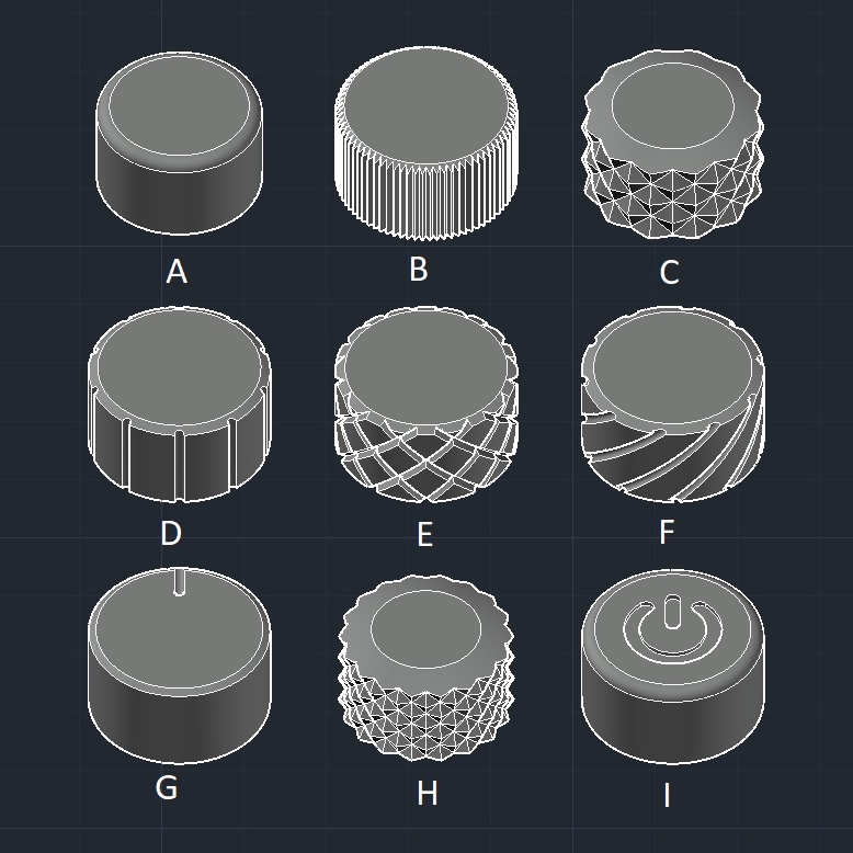 Custom Knob NOIR N1x N1/x Mechanical Keyboard / Volume Knob