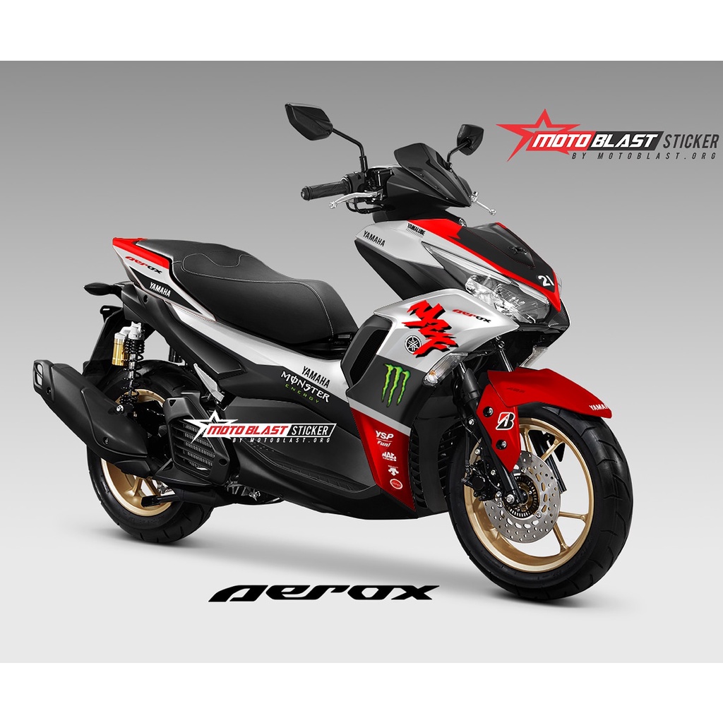 Decal Sticker Motor Motoblast - AEROX 155 Livery 20th Anniversary Suzuka 8H-Full Body