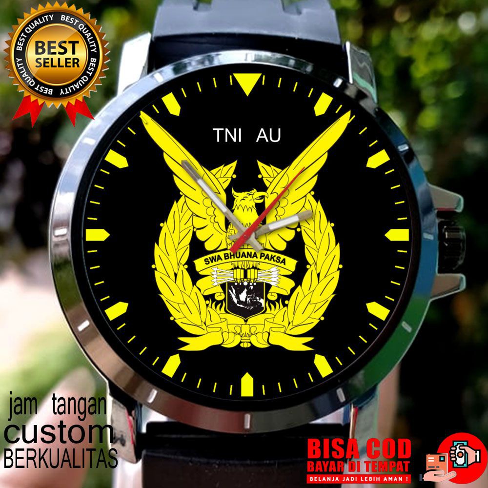Tni Au Jam Tangan Pria Tni Au Costum Logo Request Free Box Cod Diskon Termurah