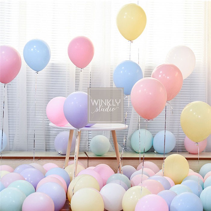 Balon Macaron 12 inch / Balon Latex Pastel / Macaroon Balloon ECER SATUAN