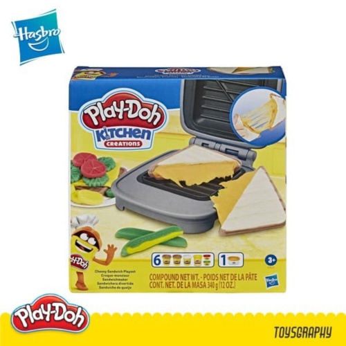 

Playdoh Kitchen Creations CHEESY SANDWICH Playset Murah