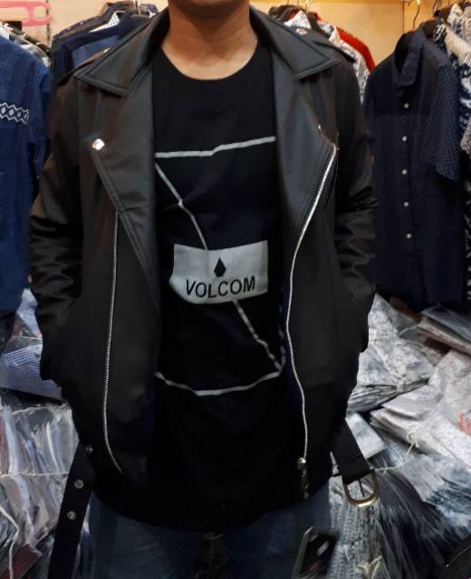 Jaket oscar ariel resleting miring model baru