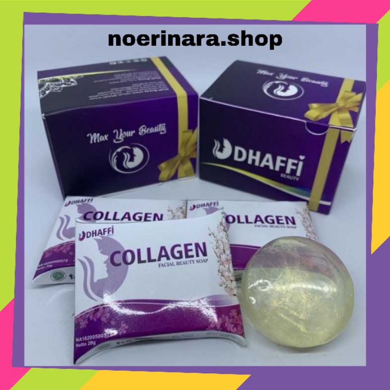 PROMO Sabun Pemutih Wajah Dhaffi Beauty Collagen Beauty Soap GROSIR 1 BOX (6 PCS) Sabun Pemutih