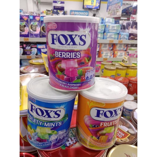 

Permen Foxs Tin Crystal Clear Candi Kaleng 180gr