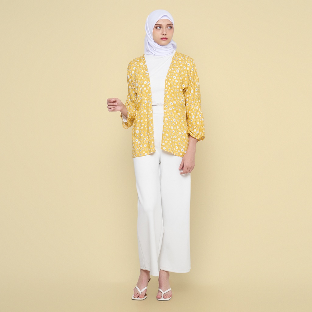 Yellow Sunflower Cardigan Kimono Outer Kardigan Outerwear outwear Outter Outher by Clorelive